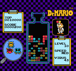 Dr. Mario gameplay screenshot